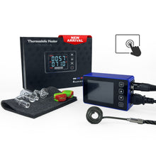 Load image into Gallery viewer, New Arrival ! Touch Panel Mini Enail for Sale, PID Temperature Controller Kit with Quart Nail and 25mm Coil, Easy Use, Novice Friendly– Blue