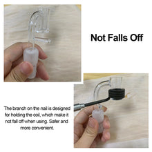 Load image into Gallery viewer, 4 in 1 Quartz Nail for 14mm and 18mm male female collector, compatible for 20mm coil