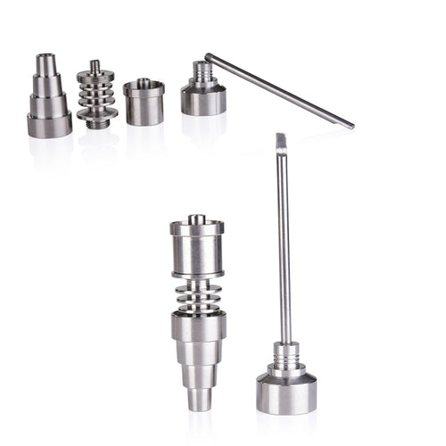 6-in 1 Titanium Nail for Male/ Female Collector (10mm/14mm/18mm)